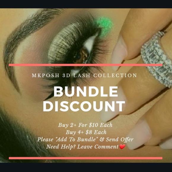 BIG SALE🎉3D Wsp Mink Eyelashes Mink Lash 4 Pairs - Picture 2 of 6